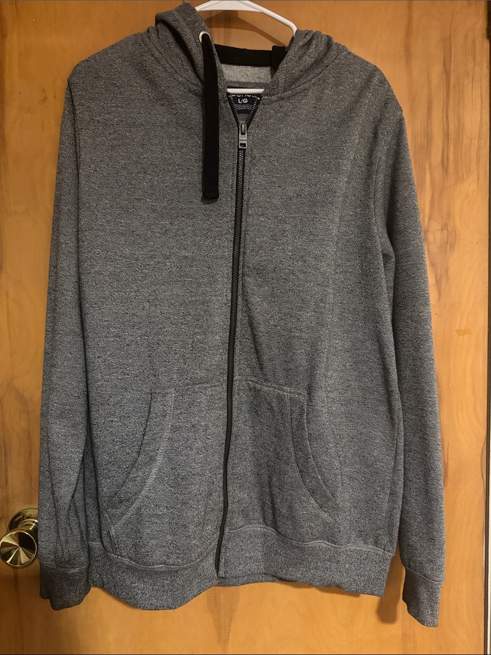Dark Grey Zip Hoodie